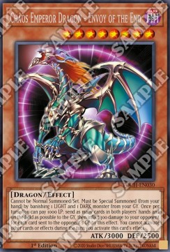 Chaos Emperor Dragon - Envoy of the End (V.1 - Rare) - Toon Chaos (Rare) [TOCH-030]