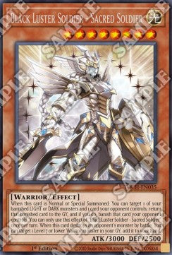 Black Luster Soldier - Sacred Soldier - Toon Chaos (Rare) [TOCH-035]