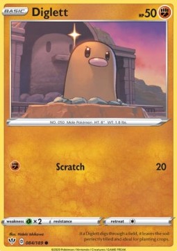 Diglett - Darkness Ablaze (Common) [DAA-84]