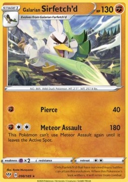 Galarian Sirfetch'd - Darkness Ablaze (Rare) [DAA-98]