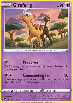 Girafarig - Vivid Voltage (Uncommon) [VIV-65]