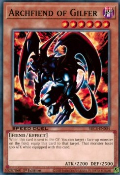 Archfiend of Gilfer - Speed Duel: Battle City Box (Common) [SBCB-004]