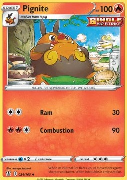 Pignite - Battle Styles (Uncommon) [BST-24]