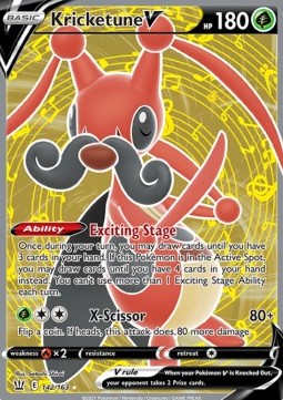 Kricketune V - Battle Styles (Ultra Rare) [BST-142]