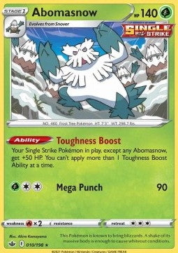 Abomasnow - Chilling Reign (Rare) [CRE-010]
