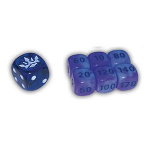Chilling Reign: Shadow Rider Calyrex Dice Set - Chilling Reign