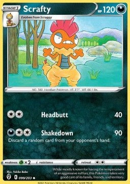 Scrafty - Evolving Skies (Uncommon) [EVS-099]