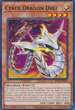 Cyber Dragon Drei - Structure Deck: Cyber Strike (Common) [SDCS-005]
