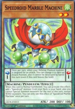 Speedroid Marble Machine - Legendary Duelists: Synchro Storm (Common) [LED8-015]
