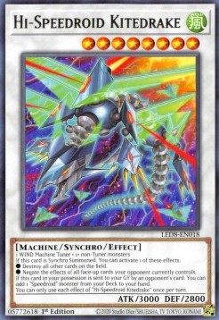 Hi-Speedroid Kitedrake - Legendary Duelists: Synchro Storm (Rare) [LED8-018]