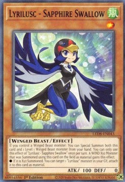 Lyrilusc - Sapphire Swallow - Legendary Duelists: Synchro Storm (Common) [LED8-043]