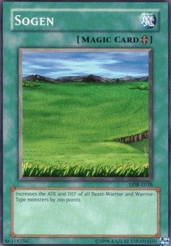 Sogen (V.1 - Common) - Legend of Blue Eyes White Dragon (Common) [LOB-038]