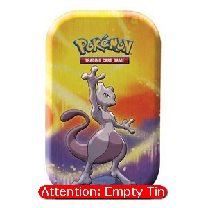 Empty Kanto Power Mini Tins: Mewtwo Tin - Pokémon Products