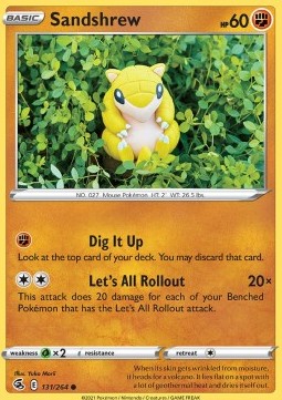 Sandshrew - Fusion Strike (Common) [FST-131]