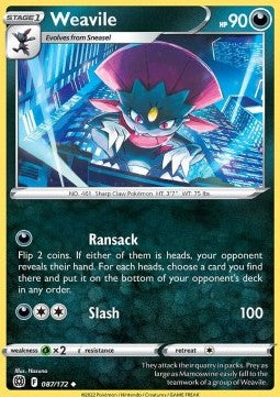 Weavile - Brilliant Stars (Uncommon) [BRS-087]