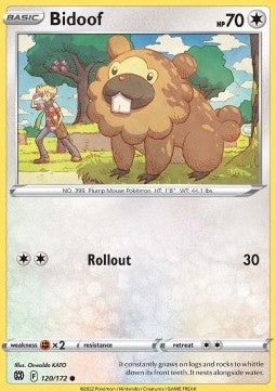 Bidoof - Brilliant Stars (Common) [BRS-120]
