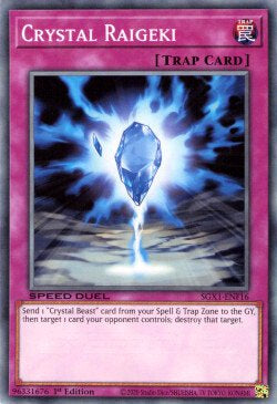Crystal Raigeki - Speed Duel GX: Duel Academy Box (Common) [SGX1-F16]