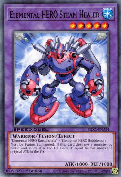 Elemental HERO Steam Healer - Speed Duel GX: Duel Academy Box (Common) [SGX1-A24]