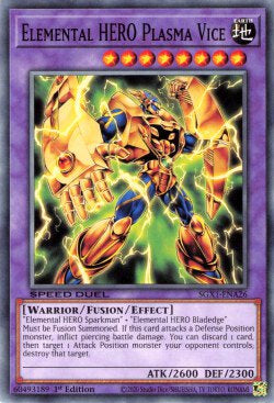 Elemental HERO Plasma Vice - Speed Duel GX: Duel Academy Box (Common) [SGX1-A26]