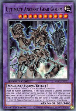 Ultimate Ancient Gear Golem (V.1 - Common) - Speed Duel GX: Duel Academy Box (Common) [SGX1-D21]