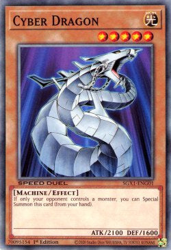 Cyber Dragon (V.1 - Common) - Speed Duel GX: Duel Academy Box (Common) [SGX1-G01]