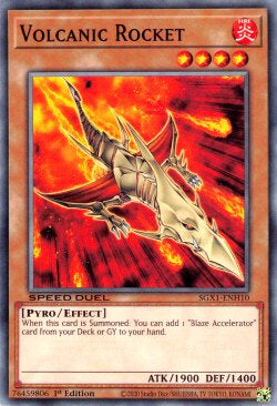 Volcanic Rocket (V.1 - Common) - Speed Duel GX: Duel Academy Box (Common) [SGX1-H10]