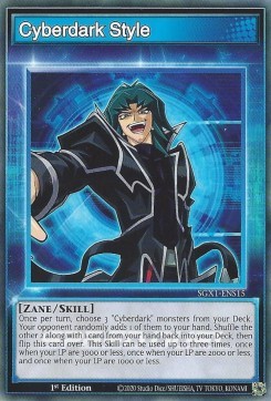 Cyberdark Style (Skill) - Speed Duel GX: Duel Academy Box (Common) [SGX1-S15]