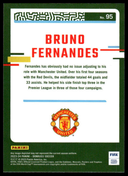 2023-24 Donruss #95 Bruno Fernandes Optic