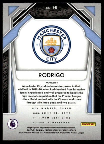 2020-21 Panini Prizm Premier League #98 Rodrigo Red Prizm #/149