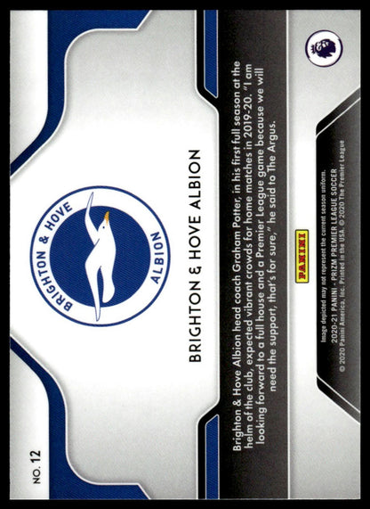 2020-21 Panini Prizm Premier League #12 Brighton &amp; Hove Albion Atmosphere