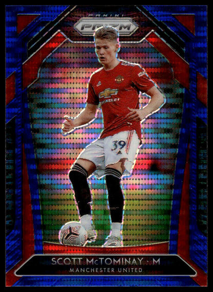 2020-21 Panini Prizm Premier League #7 Scott McTominay Prizm Pulsar Bleu