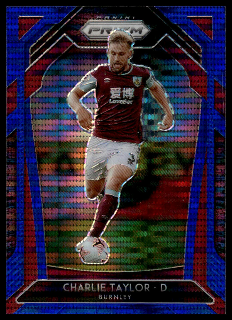 2020-21 Panini Prizm Premier League #49 Charlie Taylor Blue Pulsar Prizm
