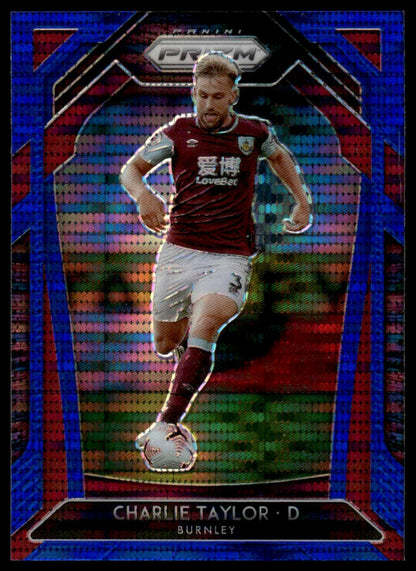 2020-21 Panini Prizm Premier League #49 Charlie Taylor Blue Pulsar Prizm