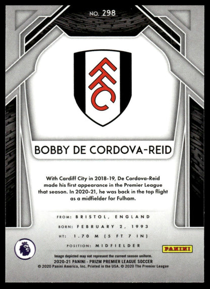 2020-21 Panini Prizm Premier League #298 Bobby Decordova-Reid