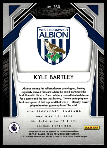 2020-21 Panini Prizm Premier League #260 Kyle Bartley