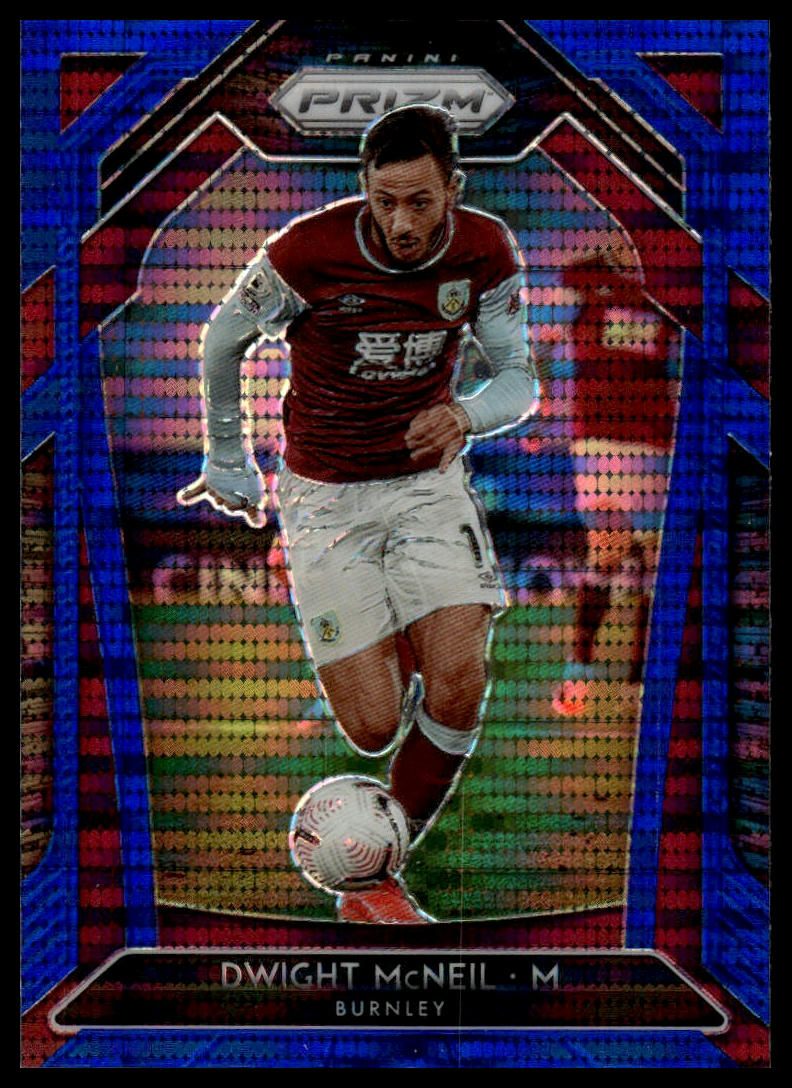 2020-21 Panini Prizm Premier League #53 Dwight McNeil Blue Pulsar Prizm