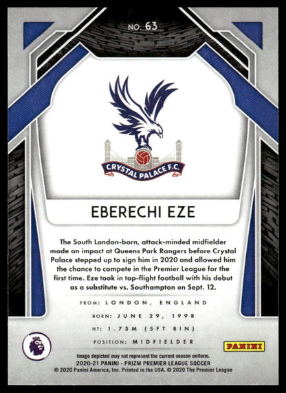 2020-21 Panini Prizm Premier League #63 Eberechi Eze