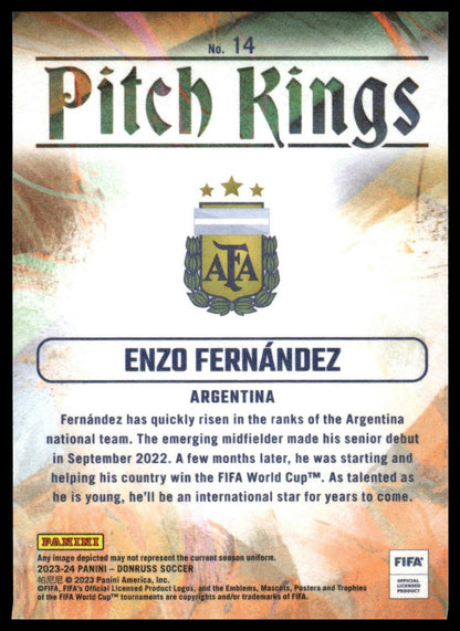 2023-24 Donruss #14 Enzo Fernández Rois du Terrain