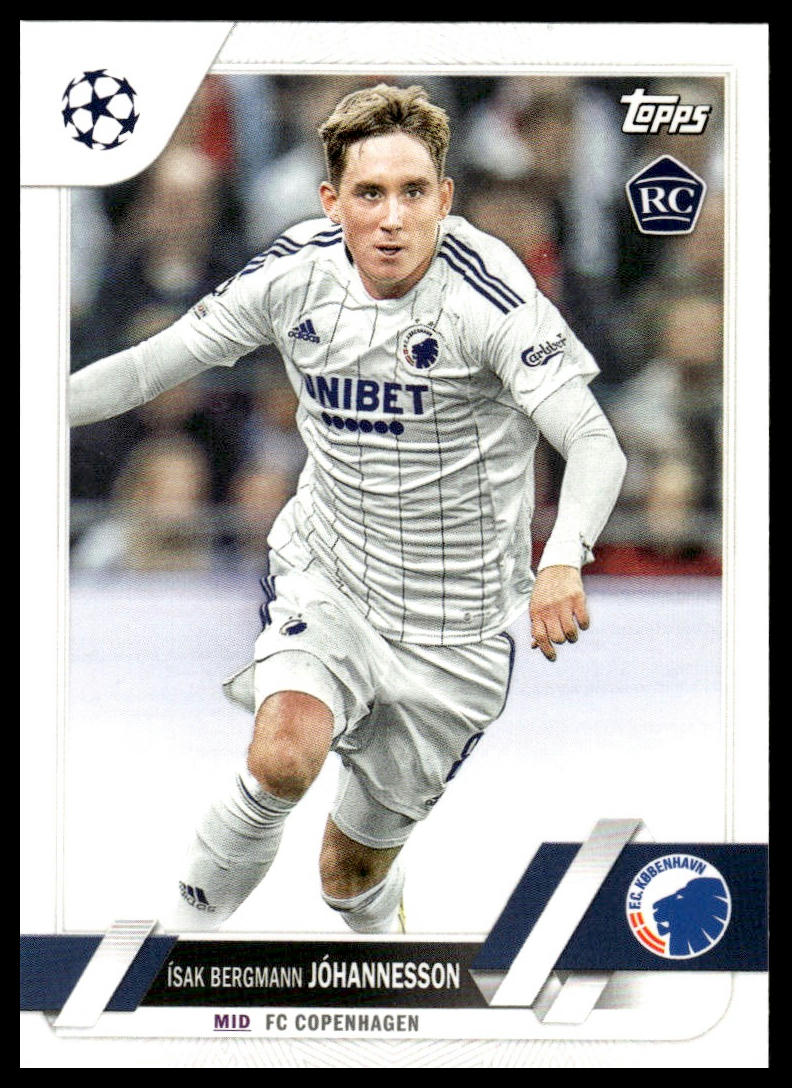 2022-23 Topps UEFA Club Competitions #189 Ísak Bergmann Jóhannesson