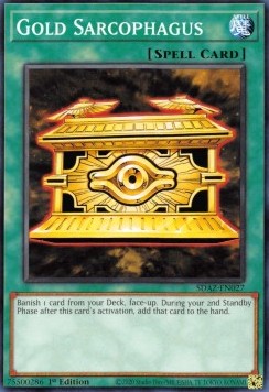 Gold Sarcophagus - Structure Deck: Albaz Strike (Common) [SDAZ-027]