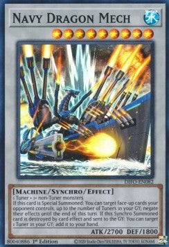 Navy Dragon Mech - Dimension Force (Super Rare) [DIFO-082]
