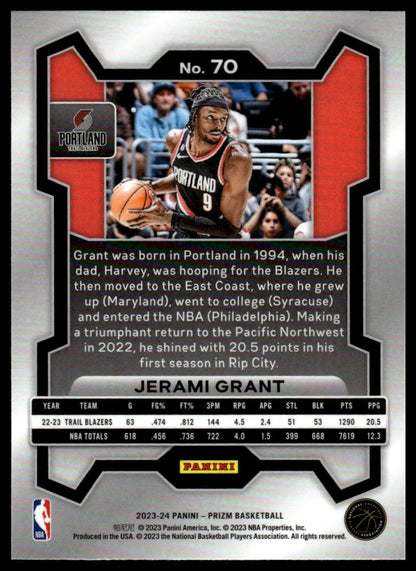 2023-24 Panini Prizm #70 Jerami Grant