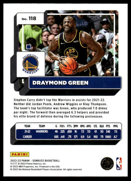 2022-23 Donruss #118 Draymond Green
