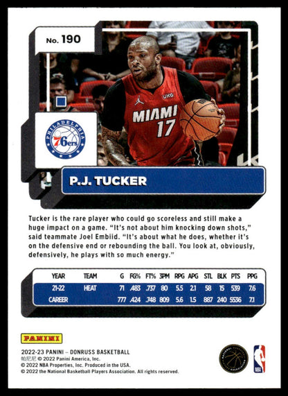 2022-23 Donruss #190 P.J. Tucker