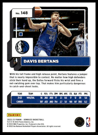 2022-23 Donruss #148 Davis Bertans