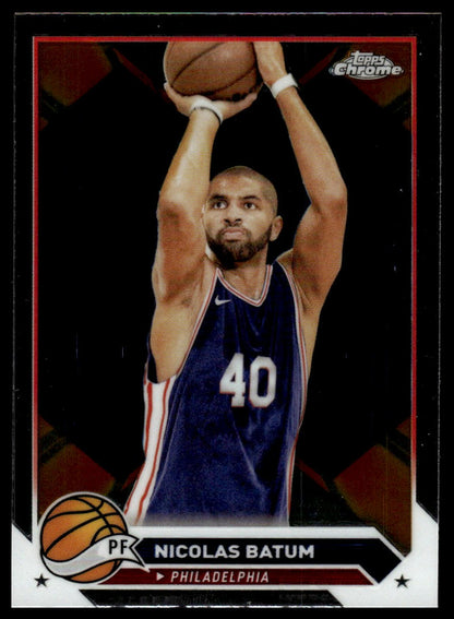 2023-24 Topps Chrome #113 Nicolas Batum