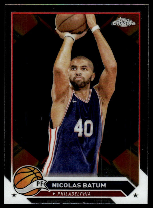 2023-24 Topps Chrome #113 Nicolas Batum