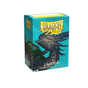 100 Dragon Shield Sleeves - Matte Dual Lagoon