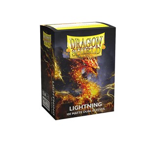 100 Dragon Shield Sleeves - Matte Dual Lightning