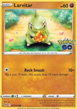 Larvitar - Pokémon GO (Common) [PGO-037]